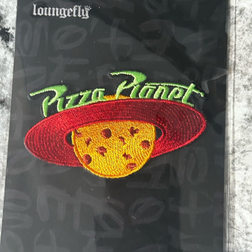 Official Toy Story: Pizza Planet Logo Embroidered Iron On Patch loungefly